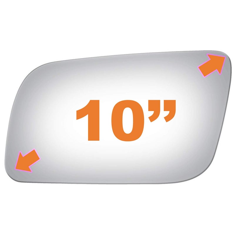 WLLW Mirror Glass Replacement for CHEVY GMC 1992's - 2000's Truck Left LH Driver Side - Image 3